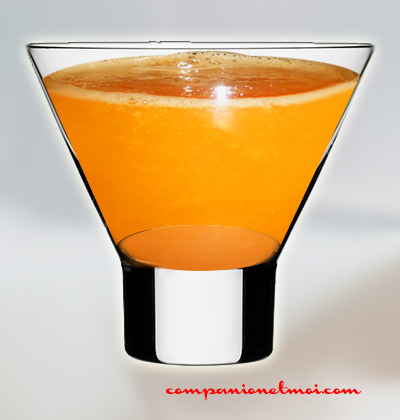 Cocktail rhum orange