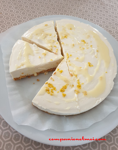 Cheesecake au citron et au lait concentré