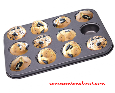 Muffins aux biscuits Oreo