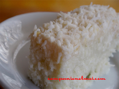 Pudding de coco brésilien