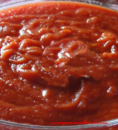 Sauce tomate aux légumes