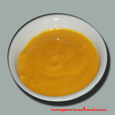 Crème de carotte à l'orange