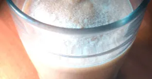 Café latte frappé
