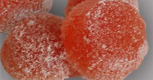 Bonbons gélifiés à la fraise