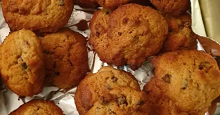 Cookies au chocolat noir et canneberges