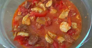 Poulet au chorizo et aux tomates cerises
