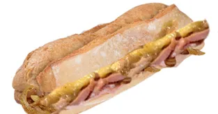Sandwich jambon fromage fondu et oignon caramelisée